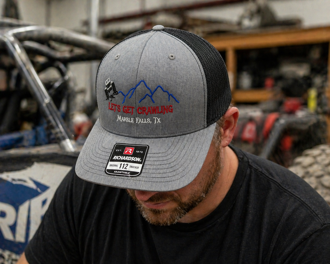 Let’s Get Crawling Richardson 112 Trucker Hats