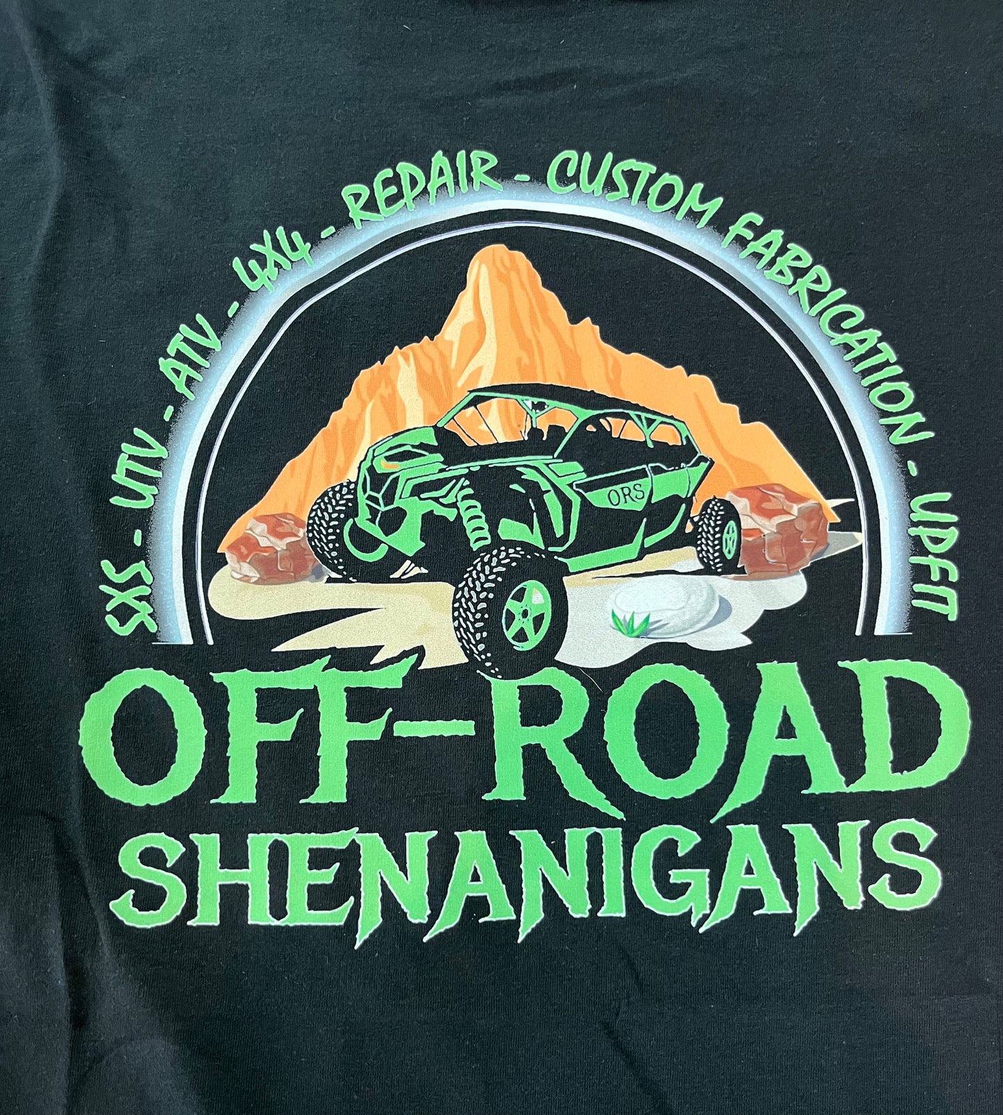 T-Shirt - Black - ORS New Logo - 100% Cotton