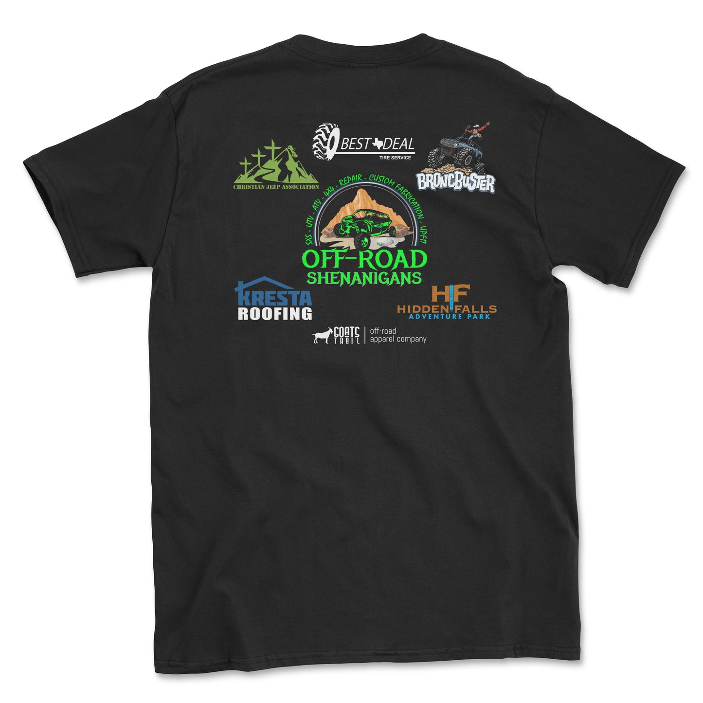 Off-Road Shenanigans “Let’s Get Crawling” Tee – Black (Limited Run)