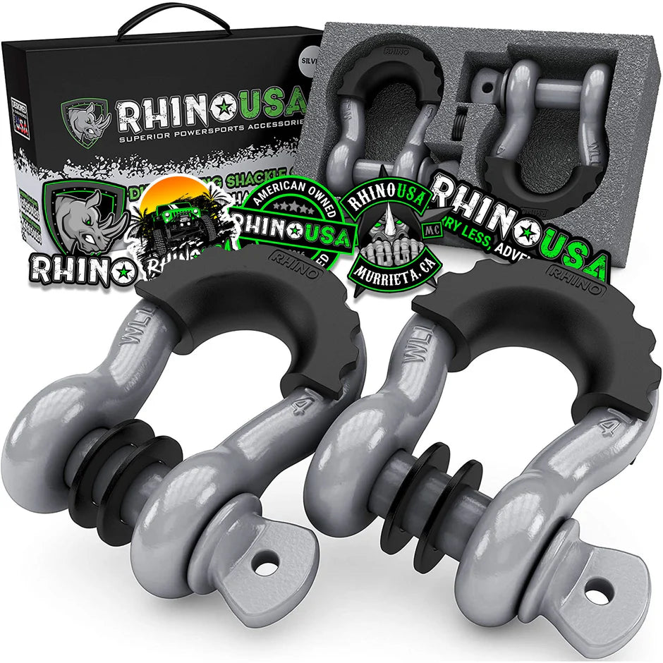 3/4" D-Ring Shackle Set (2-Pack)