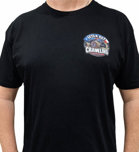 Off-Road Shenanigans “Let’s Get Crawling” Tee – Black (Limited Run)
