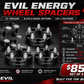 EVIL ENERGY 1.5” Wheel Spacers | 5x114.3 / 5x4.5 | 1/2”-20 Studs | 82.5mm Bore | Set of 4