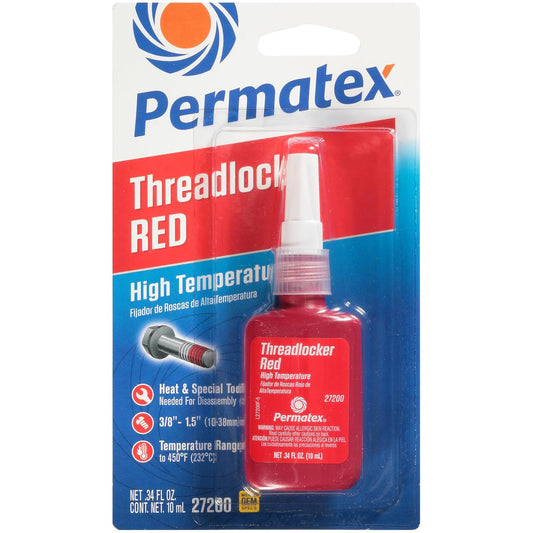 Permatex 10ml Red High Thread Sealant - 27200