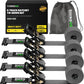 E-Track Ratchet Tie-Down Straps