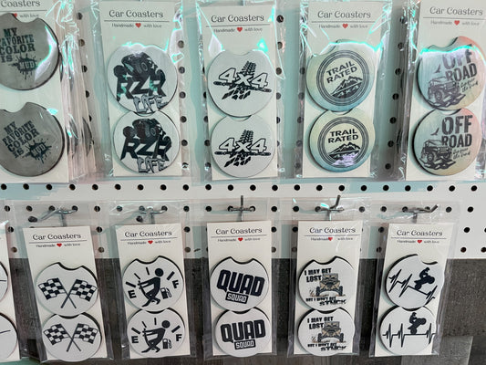 Drink Absorbent Car Coasters