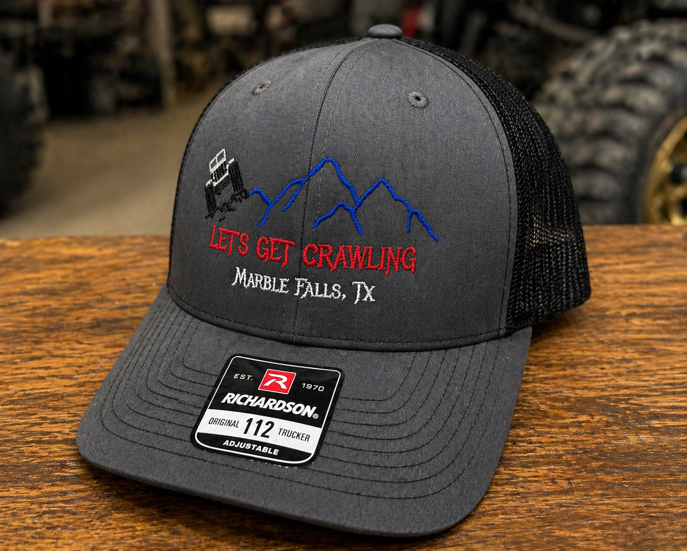 Let’s Get Crawling Richardson 112 Trucker Hats