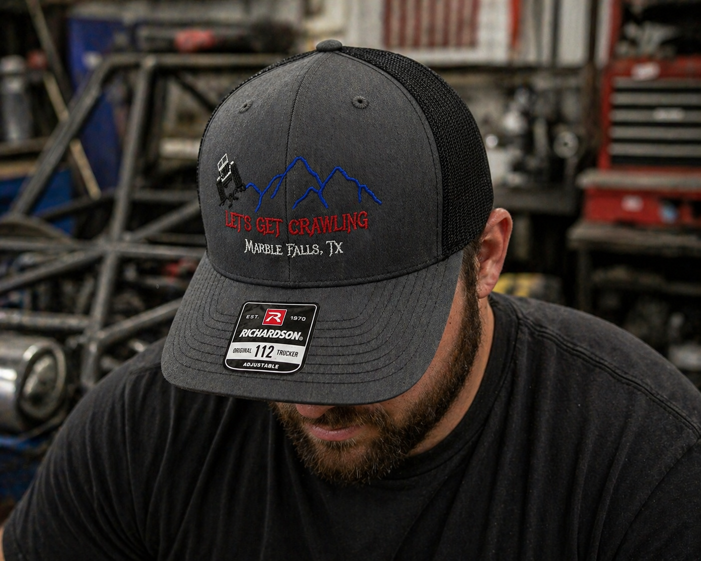 Let’s Get Crawling Richardson 112 Trucker Hats