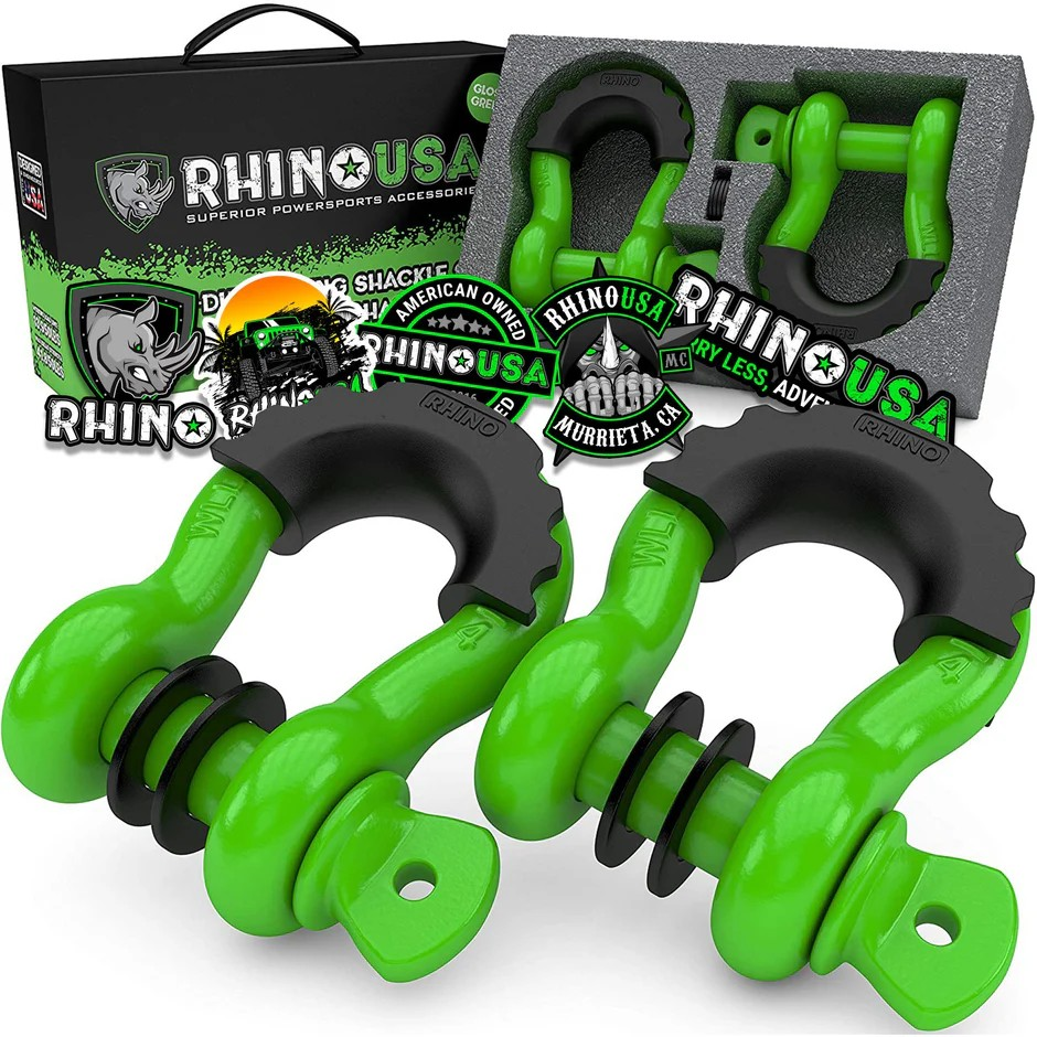 3/4" D-Ring Shackle Set (2-Pack)