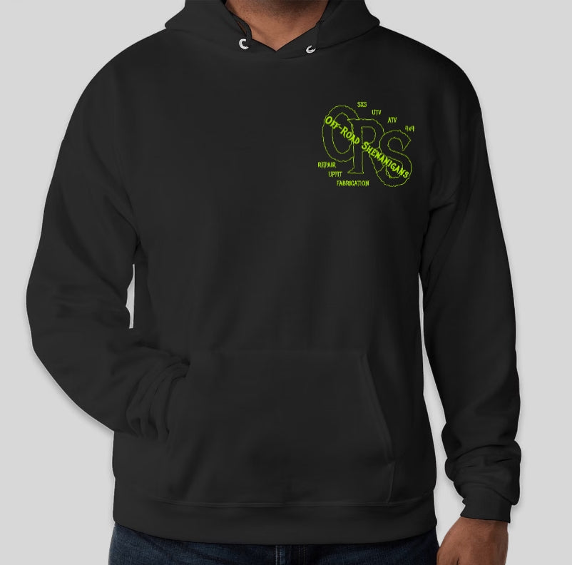 Hoodie with Front Pocket - Black