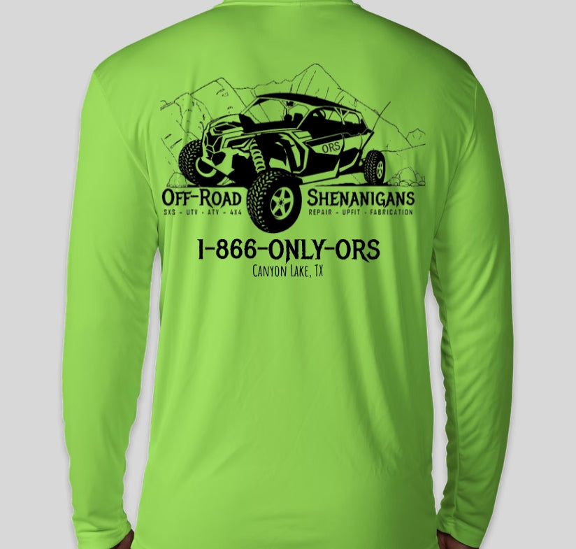 ORS Logo Front and Back: Sport-Tek Competitor Performance Shirt