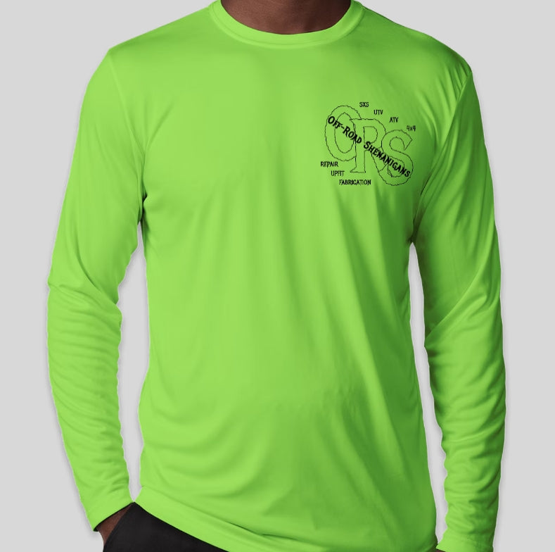 ORS Logo Front and Back: Sport-Tek Competitor Performance Shirt