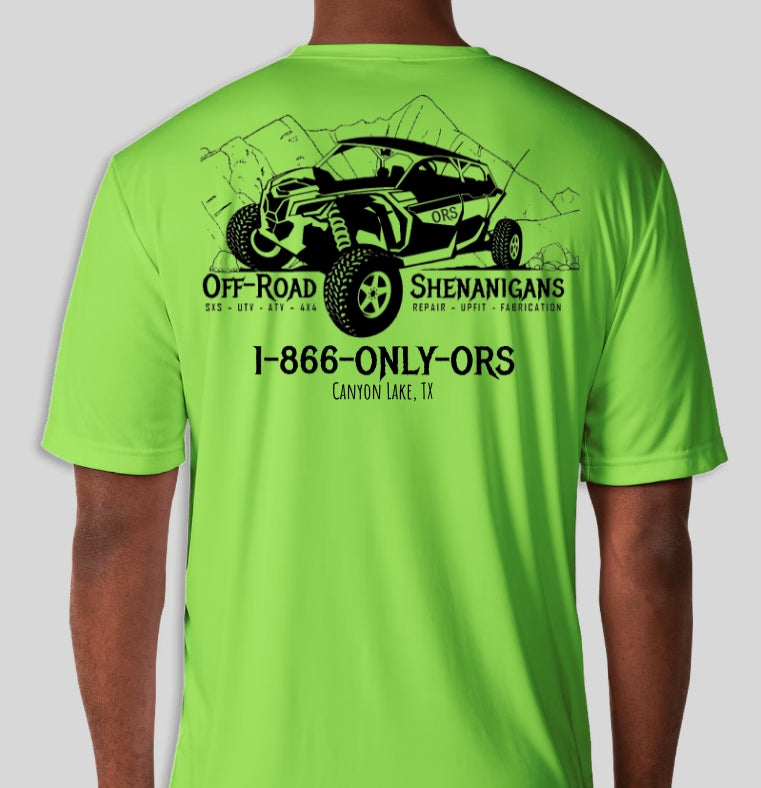 ORS Logo Front and Back: Sport-Tek Competitor Performance Shirt