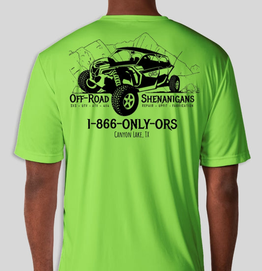 ORS Logo Front and Back: Sport-Tek Competitor Performance Shirt