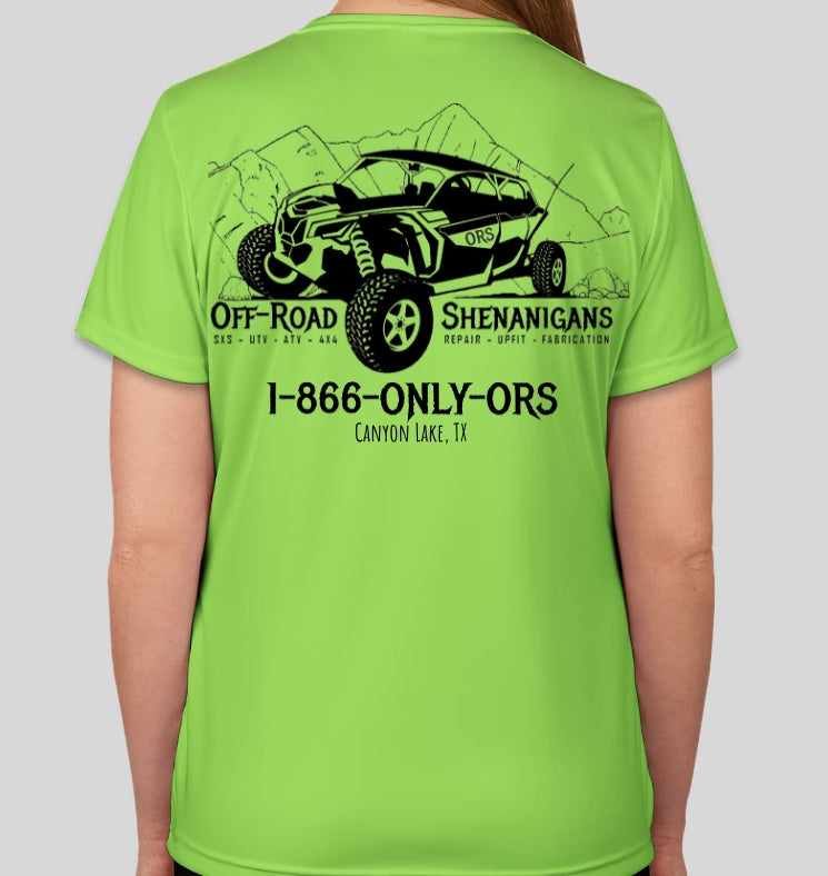 ORS Logo Front and Back: Sport-Tek Competitor Performance Shirt