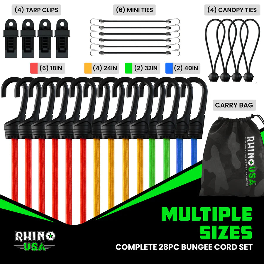 28 PC Bungee Cord Set