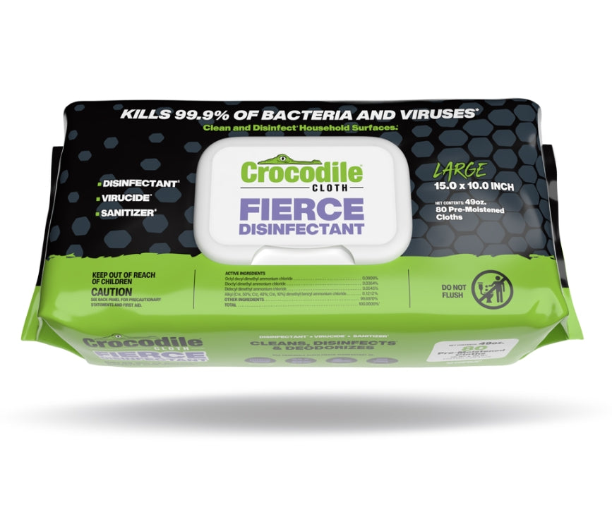 Crocodile Cloth Heavy-Duty Cleaning Wipes | Industrial Strength Shop & Garage Wipes