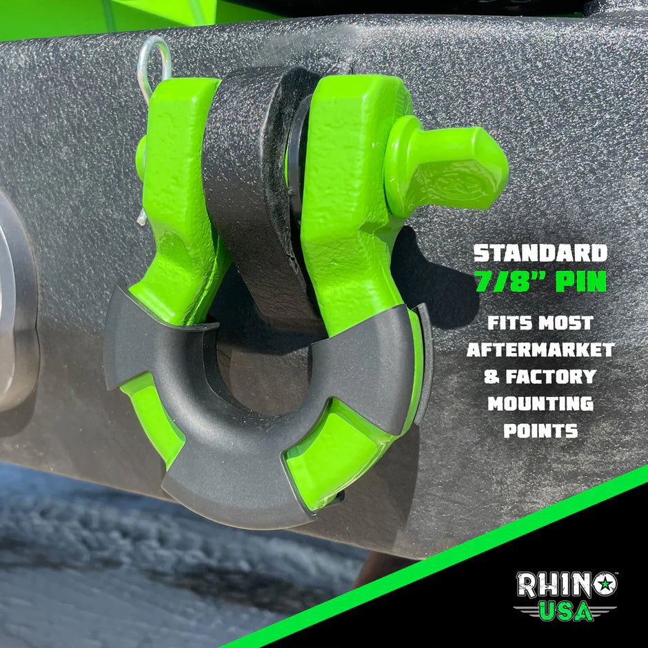 8-Ton Super Shackles w/ Isolators
